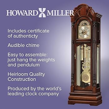 Amazon.com: Howard Miller Winterhalder II Floor Clock, Wood